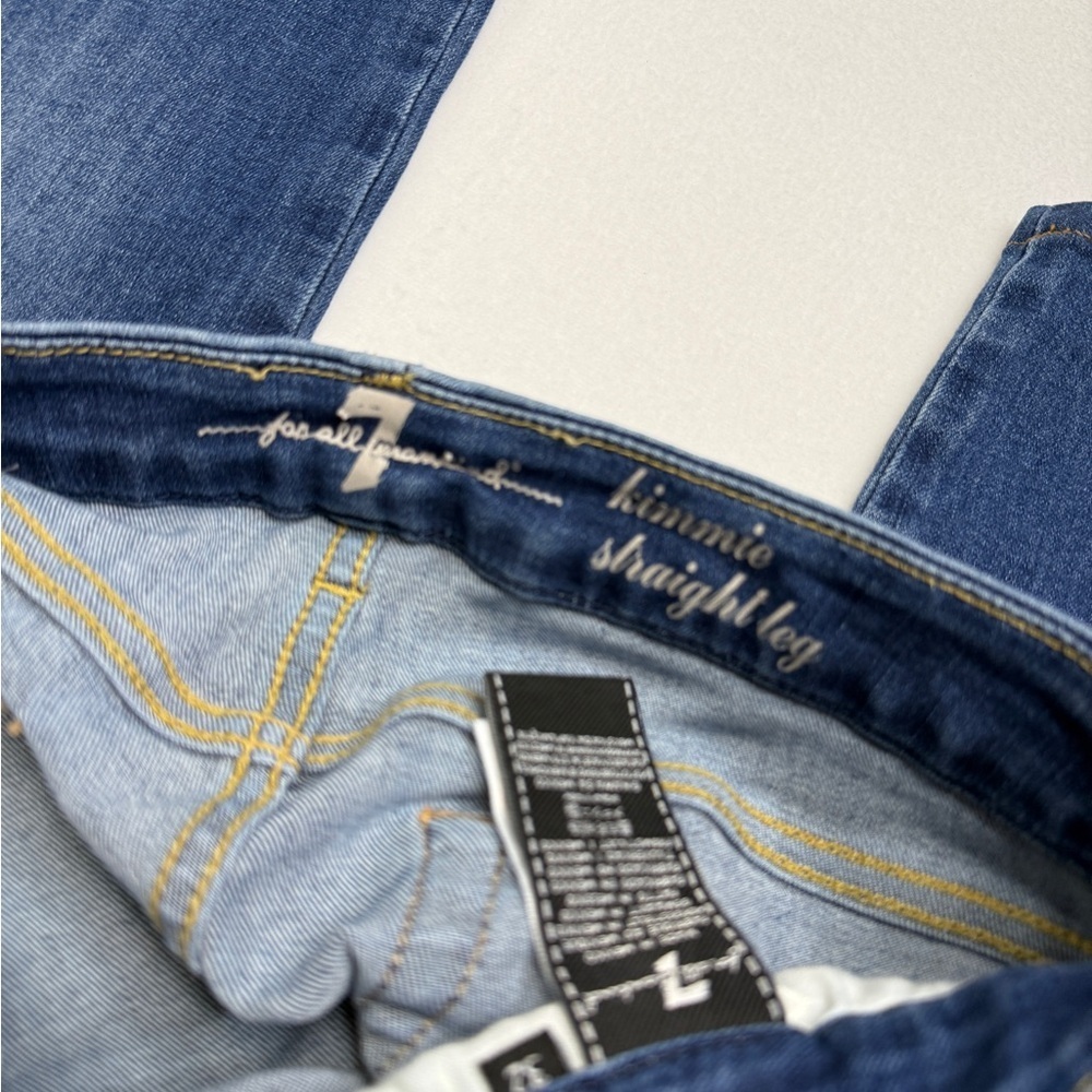 7 For All Mankind Size 32 Straight Leg Jeans - Picture 4 of 4